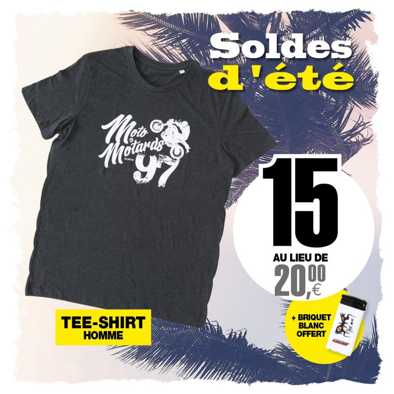 T-shirt Homme Respect Motard France dépt